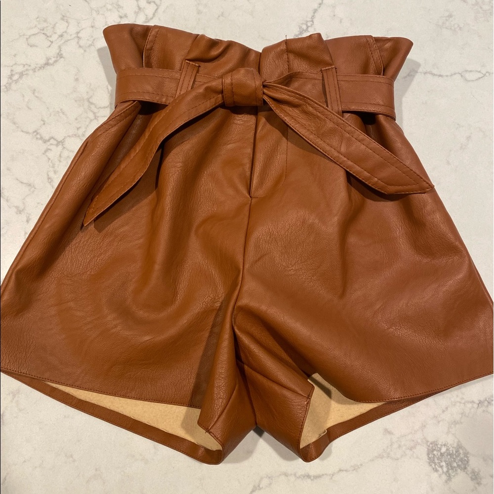 Leather Shorts